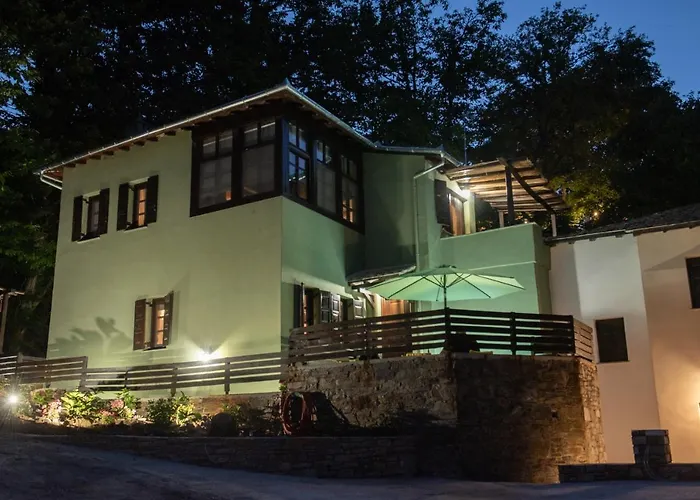 Dandy Tsagkarada-green Apple-jacuzzi-sea View Holiday home Tsagarada